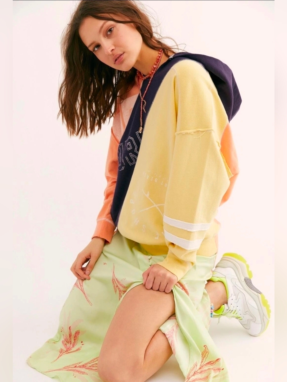 We The Free Beach Break Graphic Oversized Hoodie Pullover Small NWT$168 - Picture 4 of 7